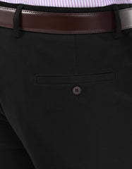Black Classic Fit Cotton Trouser FTC2636C-38