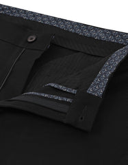 Black Classic Fit Cotton Trouser FTC2636C-34