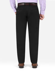 Black Smart Fit Cotton Trouser FTC2636S-40