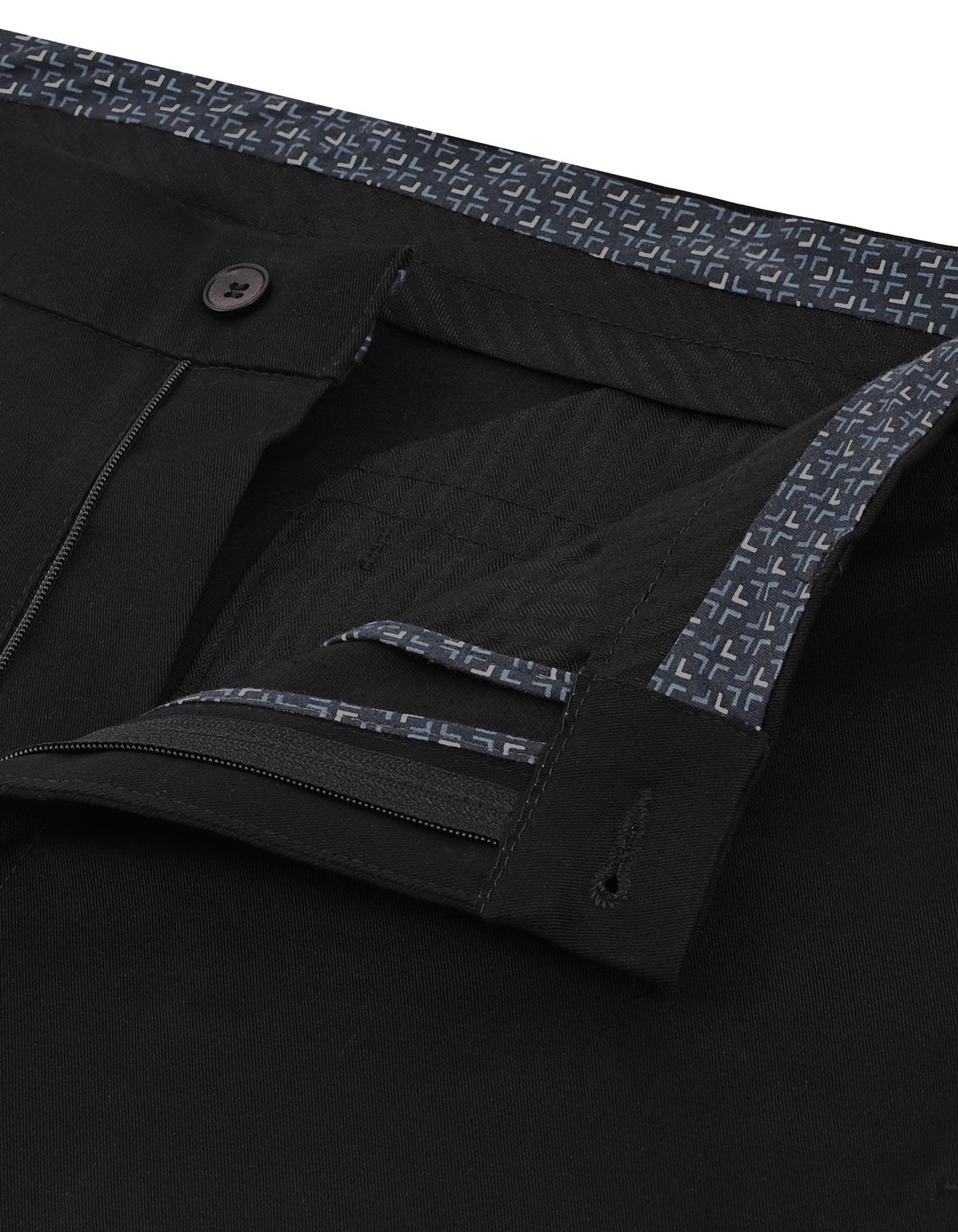 Black Smart Fit Cotton Trouser FTC2636S-34
