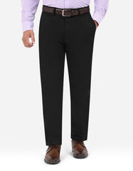 Black Smart Fit Cotton Trouser FTC2636S-32