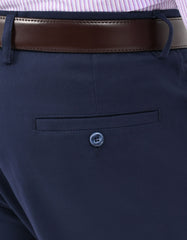 Navy Classic Fit Cotton Trouser FTC2637C-38