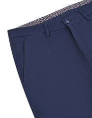 Navy Classic Fit Cotton Trouser FTC2637C-36