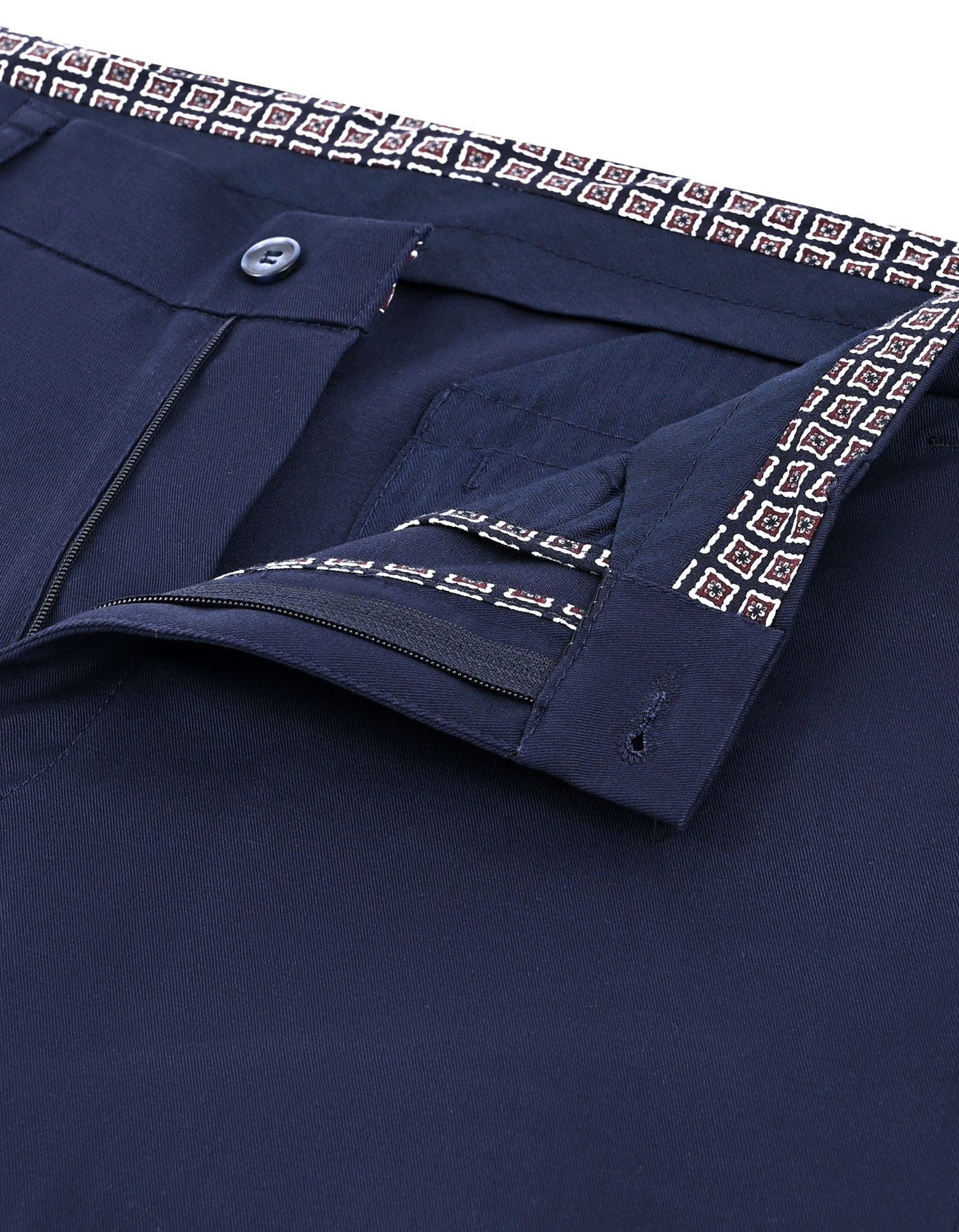 Navy Classic Fit Cotton Trouser FTC2637C-34