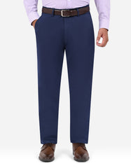 Navy Classic Fit Cotton Trouser FTC2637C-32