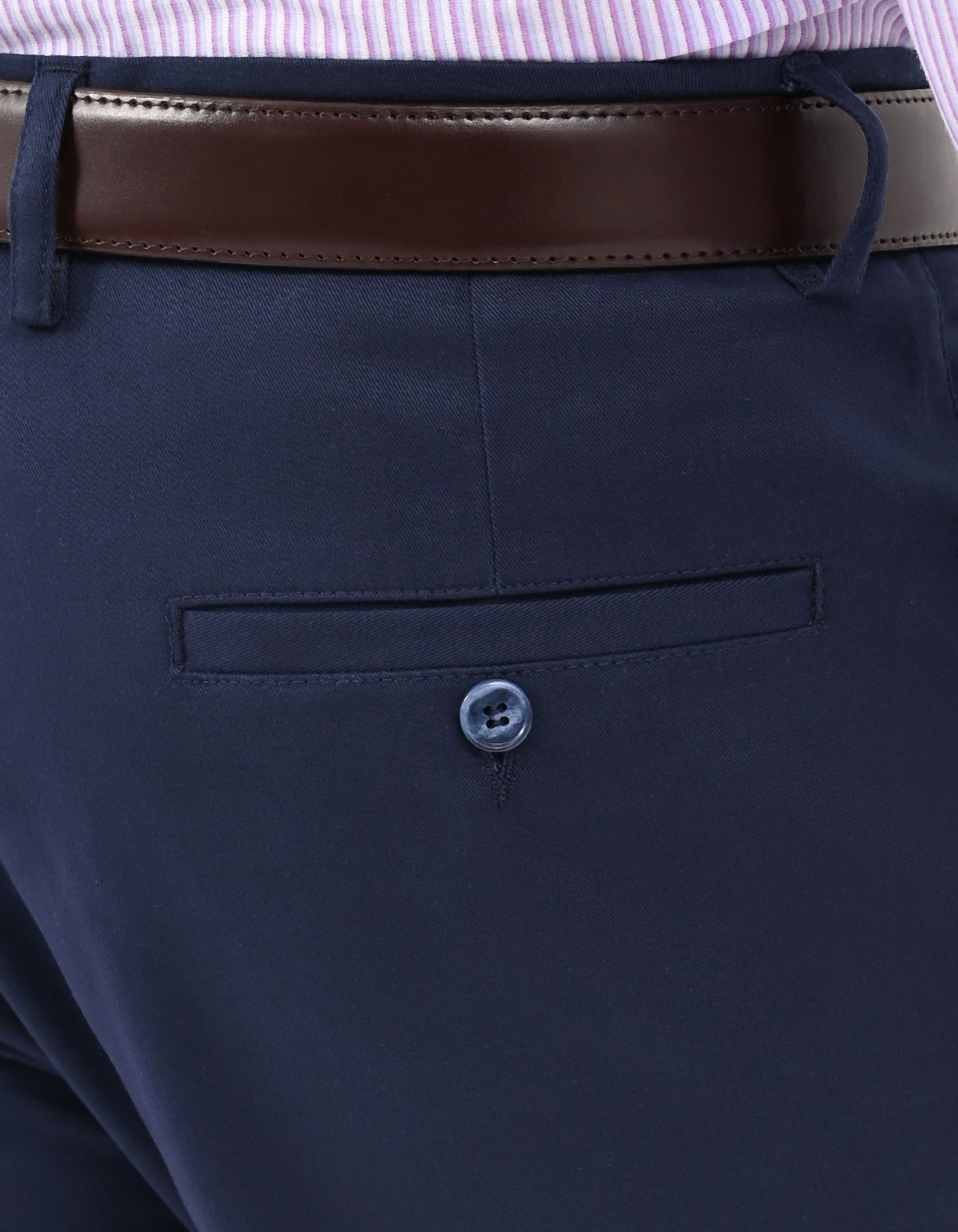 Navy Smart Fit Cotton Trouser FTC2637S-38
