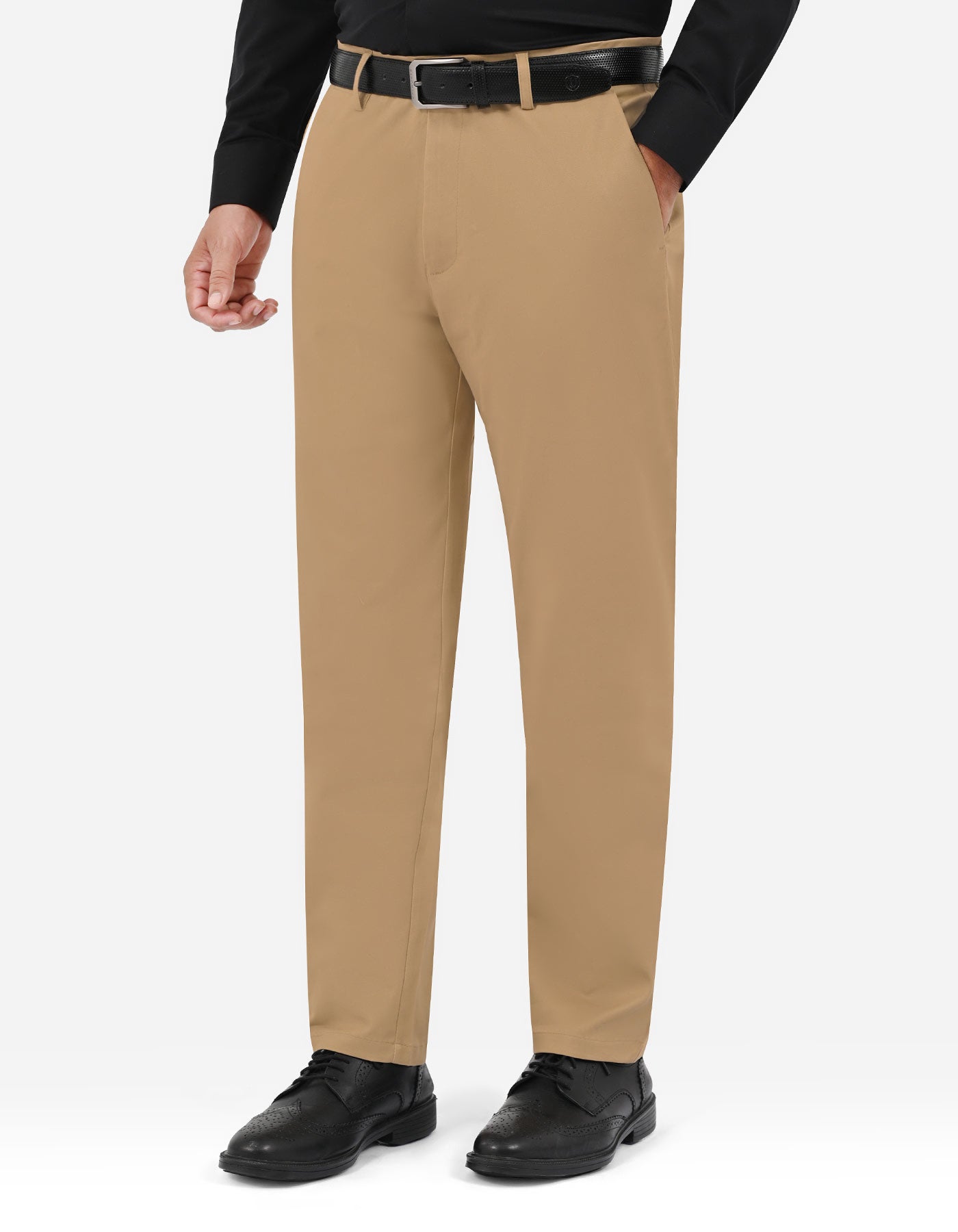 Khaki Smart Fit Cotton Trouser FTC2639S-32