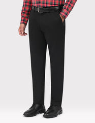 Black Smart Fit Cotton Trouser FTC2646S-32