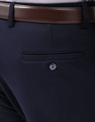 Navy Classic Fit Cotton Trouser FTC2647C-38