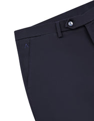 Navy Classic Fit Cotton Trouser FTC2647C-36