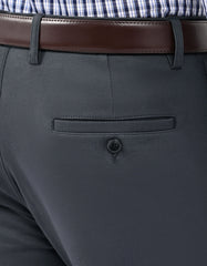 D Grey Smart Fit Cotton Trouser FTC2648S-38