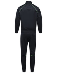Black Plain Full Sleeves Track Suit