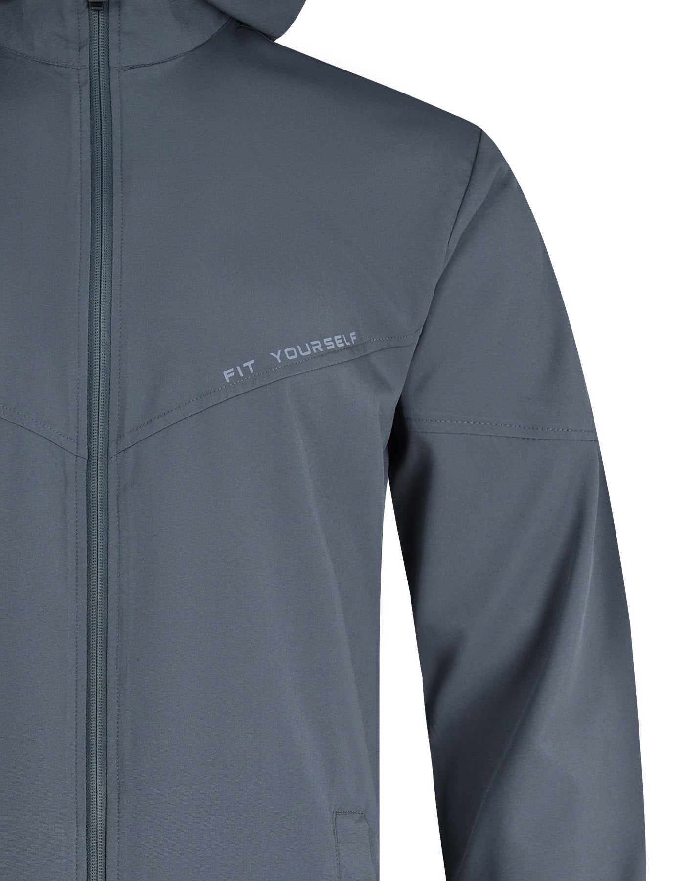 Grey Full Sleeves Track Suit FTS2405-1-XXL