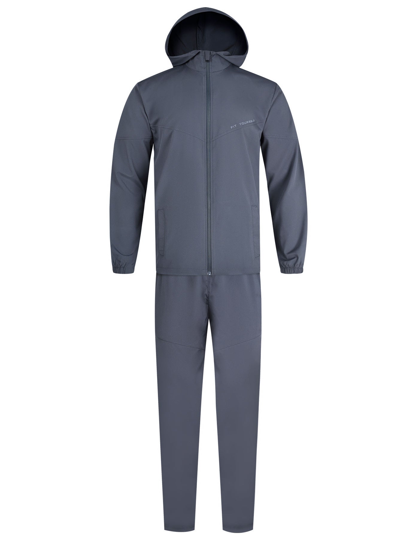 Grey Full Sleeves Track Suit FTS2405-1-M