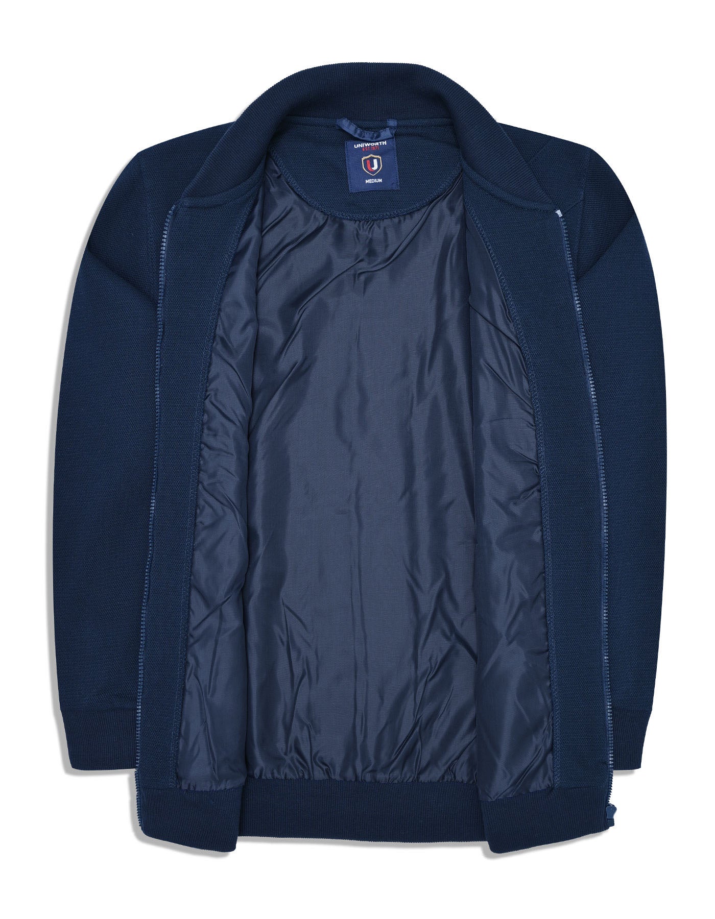 Zipper Navy L FZ2406 Uniworth Full Zipper FZ2406-L