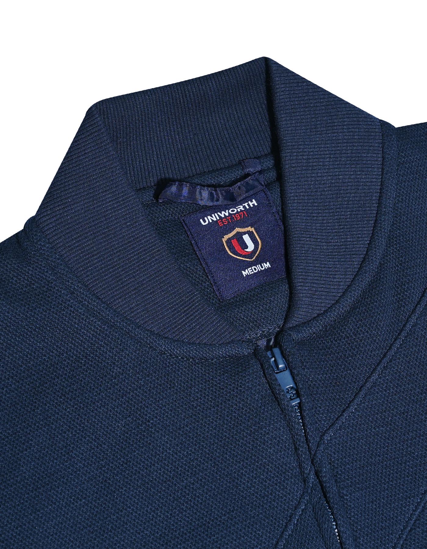 Zipper Navy M FZ2406 Uniworth Full Zipper FZ2406-M