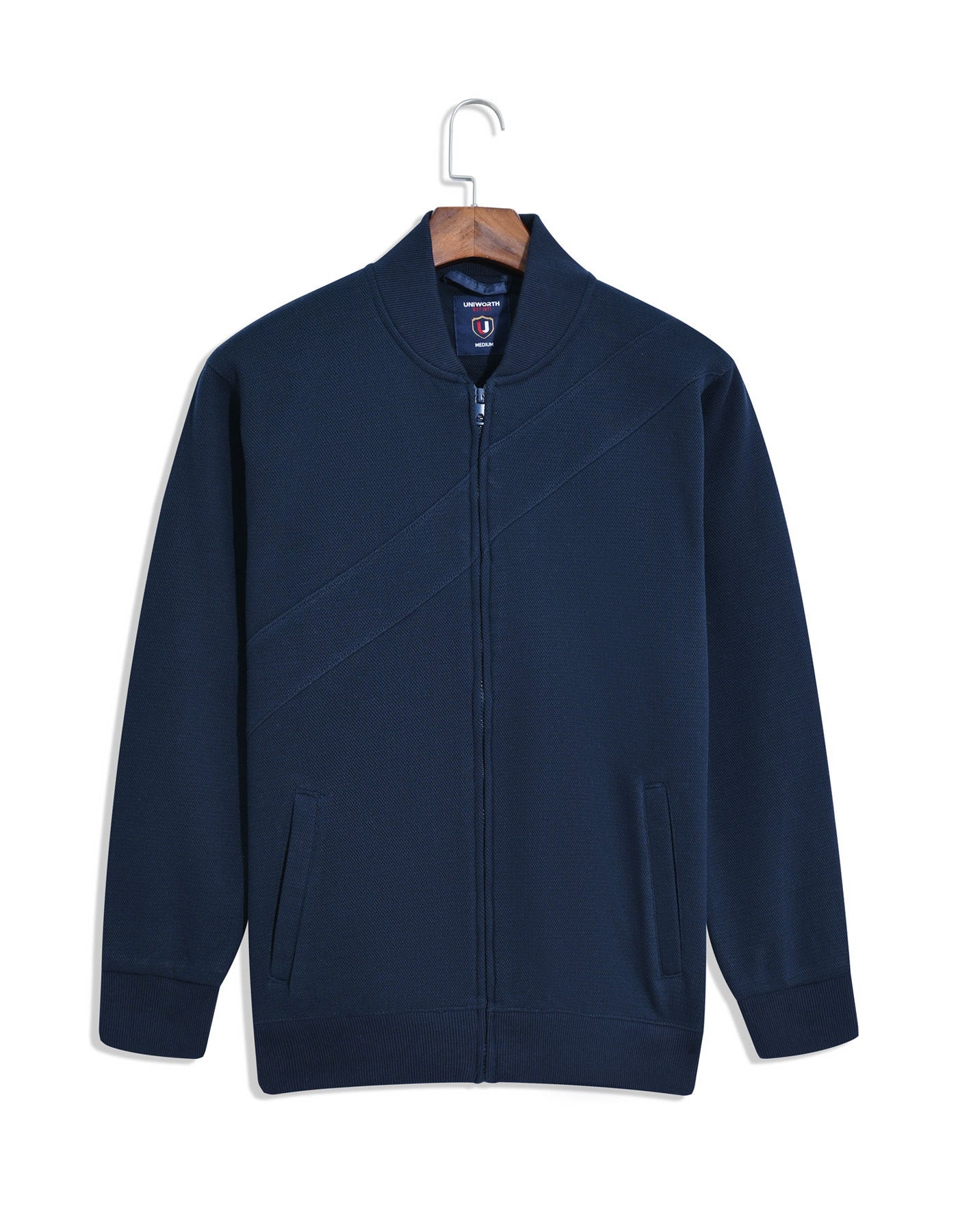 Zipper Navy S FZ2406 Uniworth Full Zipper FZ2406-S