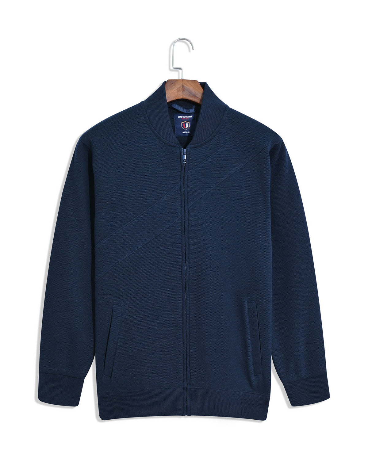 Zipper Navy S FZ2406 Uniworth Full Zipper FZ2406-S