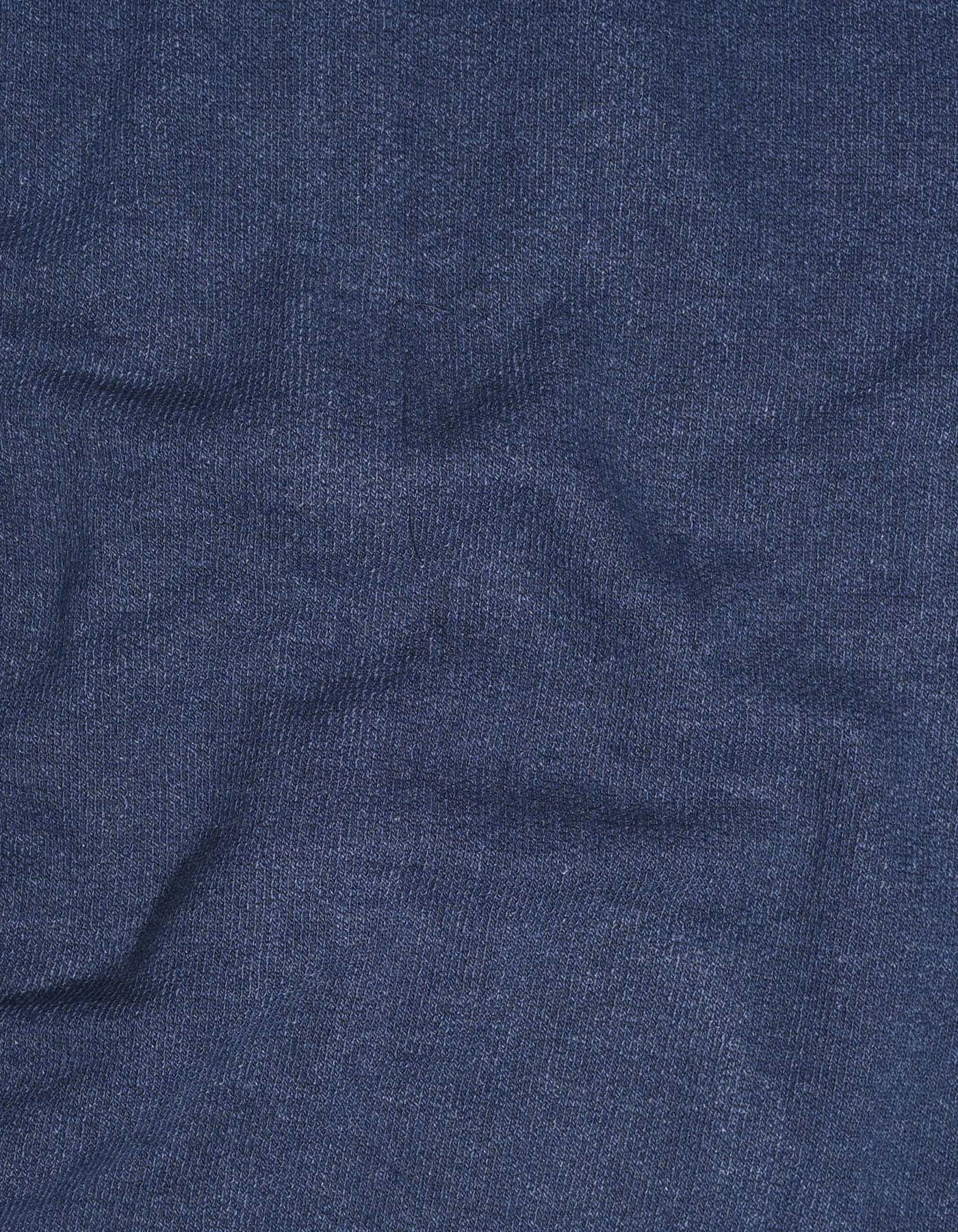 Navy Texture Full Zipper