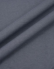 Charcoal Plain Contrast Panel Full Zipper