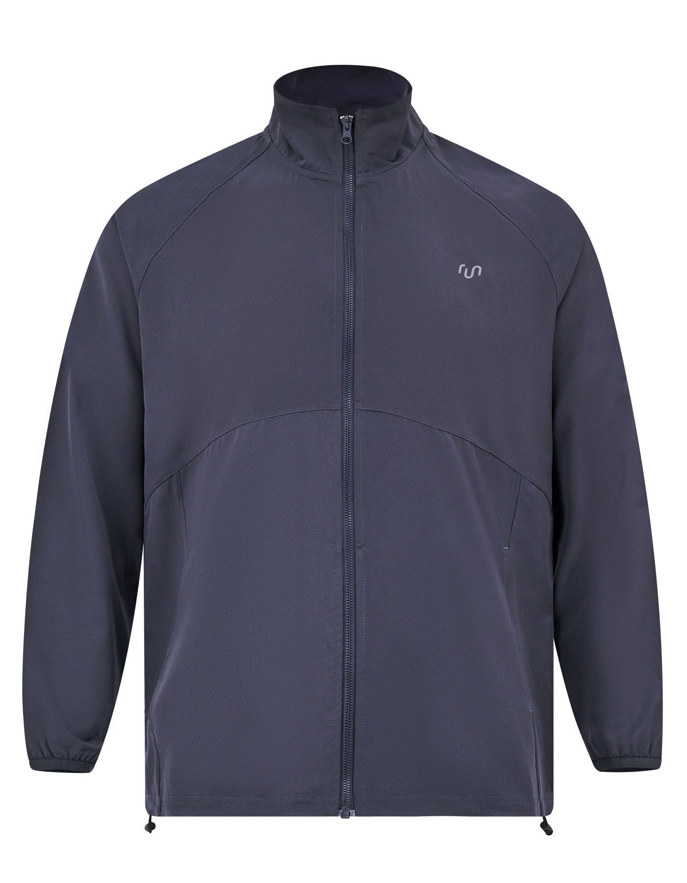 Gym Full Zipper Charcoal GFZ2600-1 Cut n Sew Uniworth GFZ2600-1-S