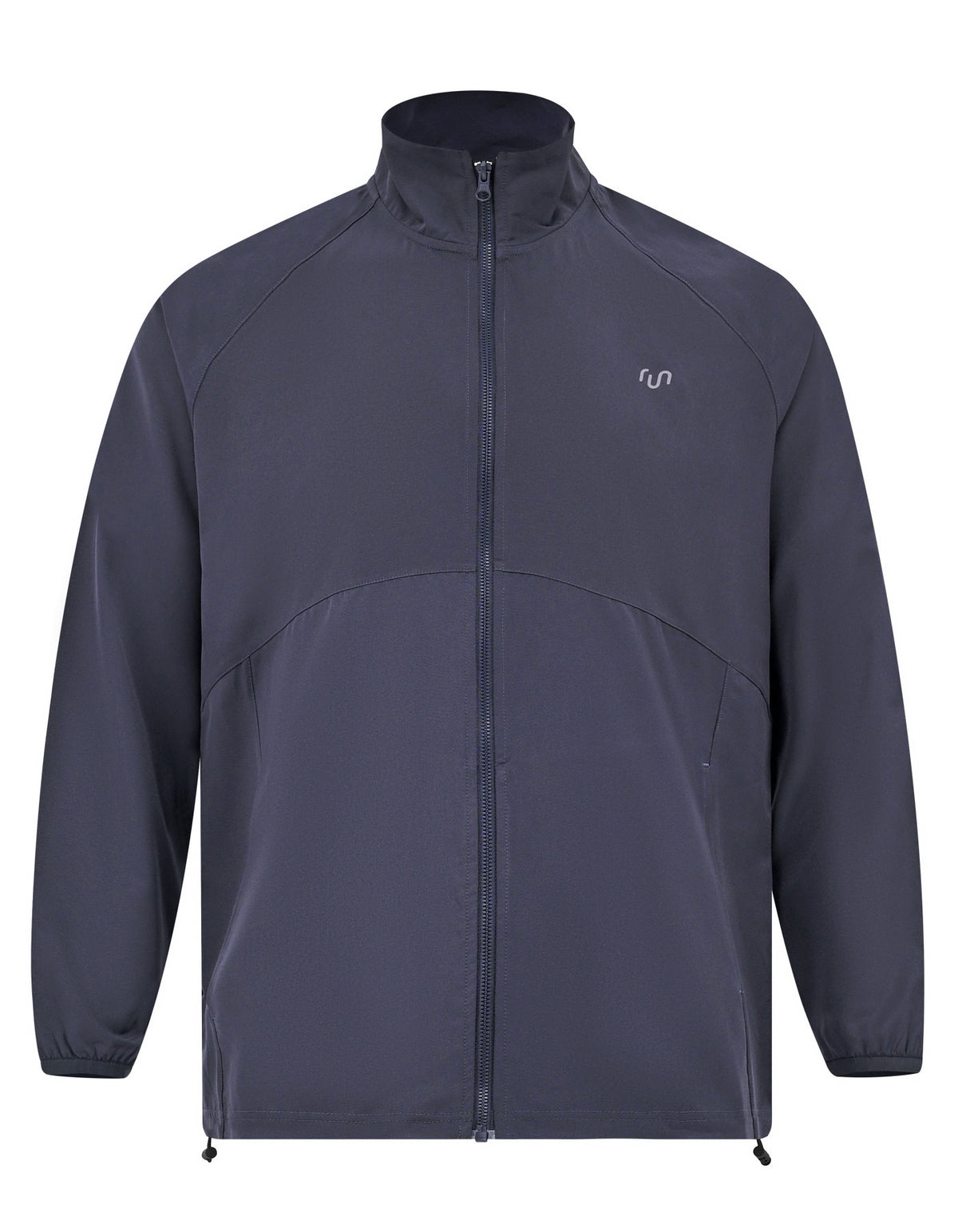 Gym Full Zipper Charcoal GFZ2600-1 Cut n Sew Uniworth GFZ2600-1-S