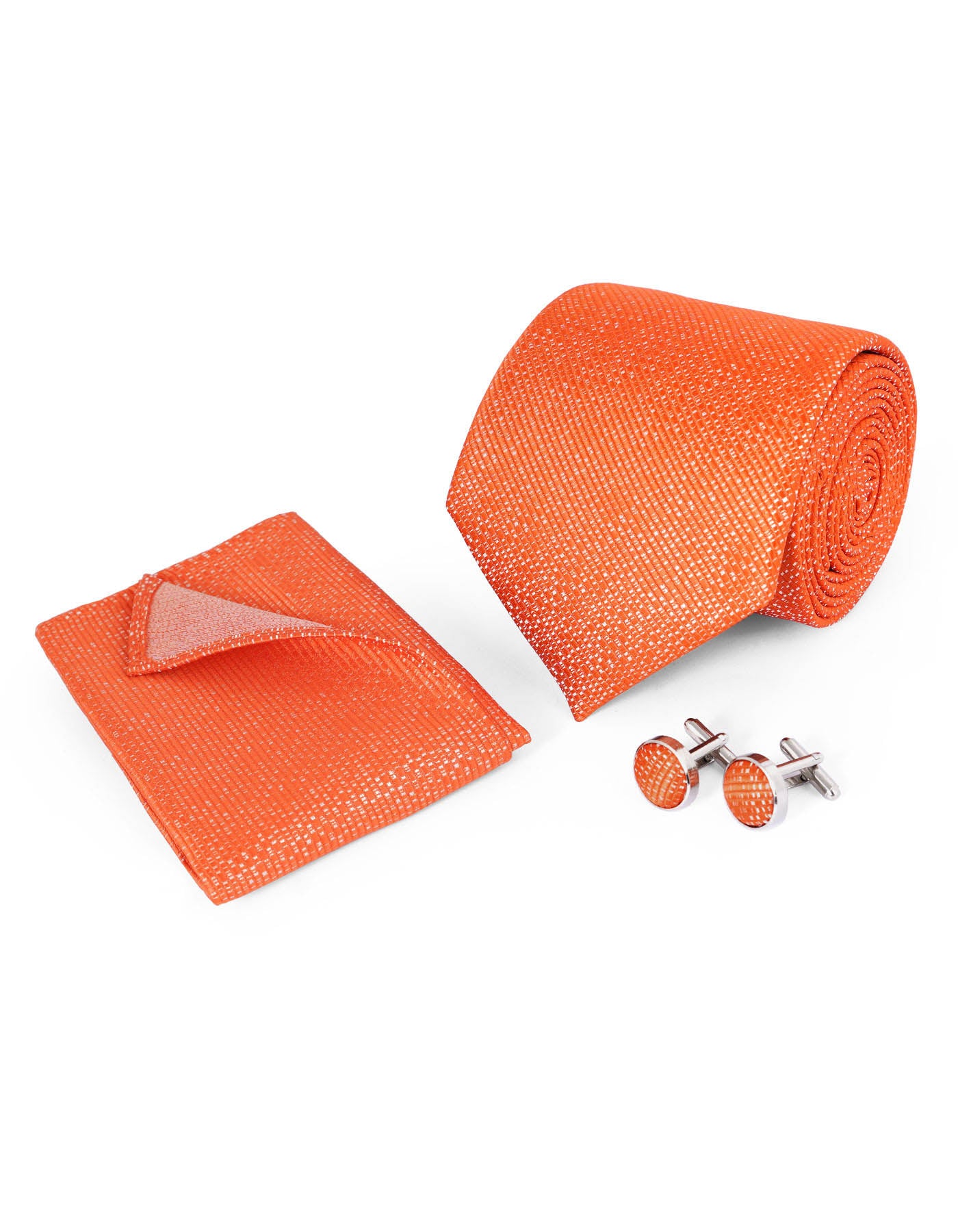 Texture Cufflink Tie Set