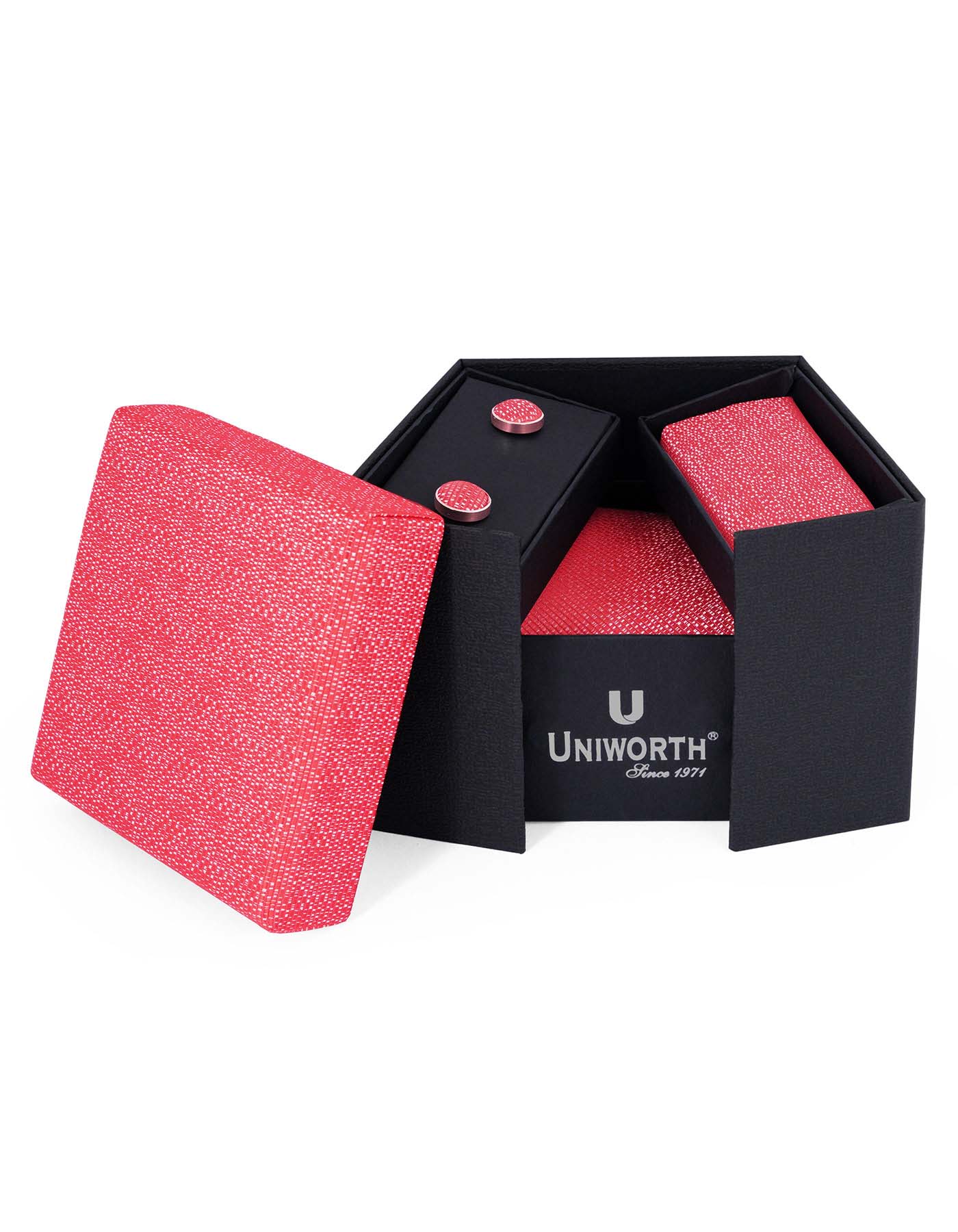 Texture Cufflink Tie Set