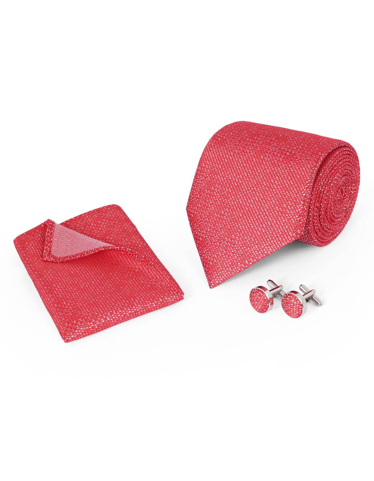 Texture Cufflink Tie Set