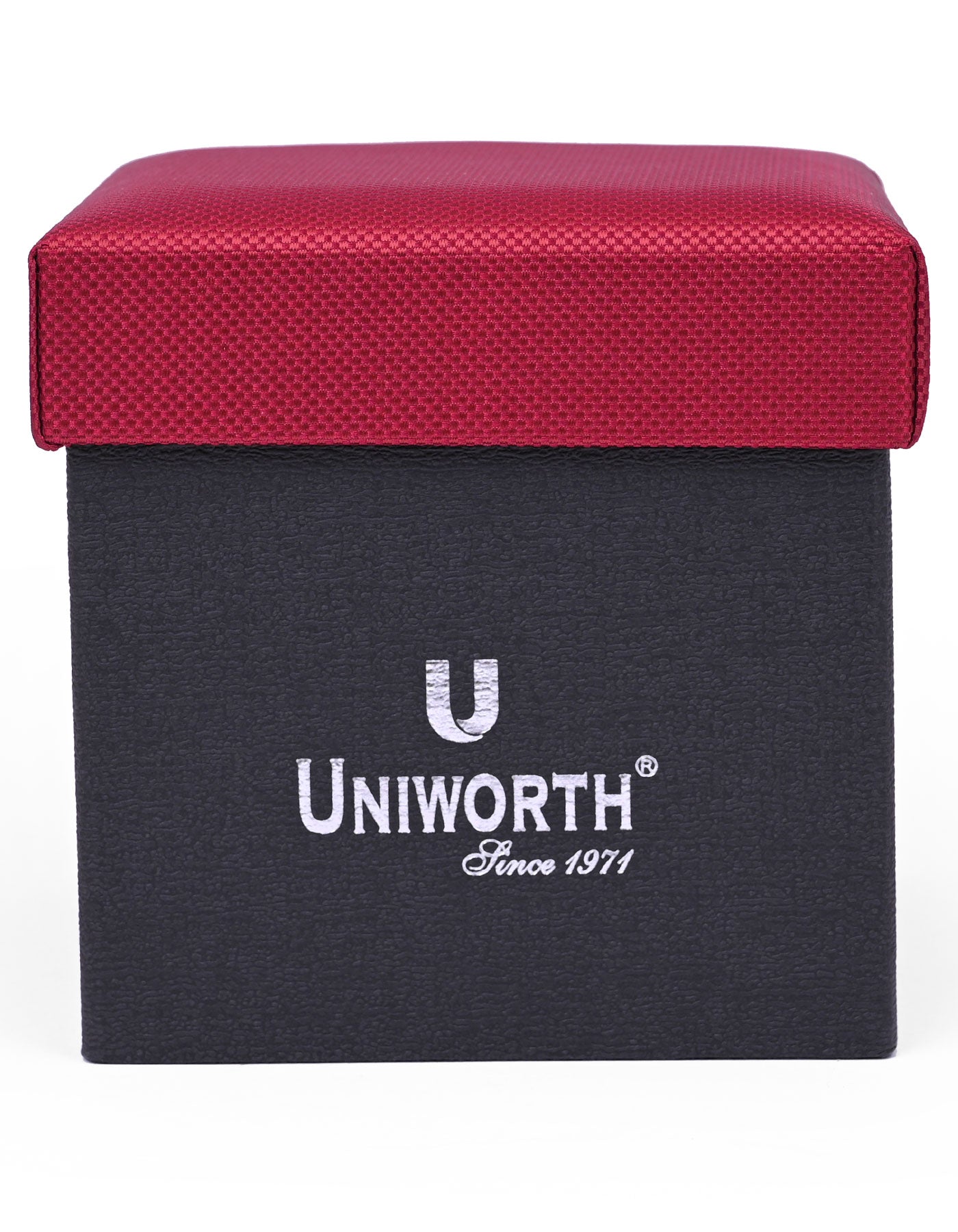 Red Plain Cufflink Tie Set