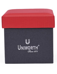 Red Texture Cufflink Tie Set