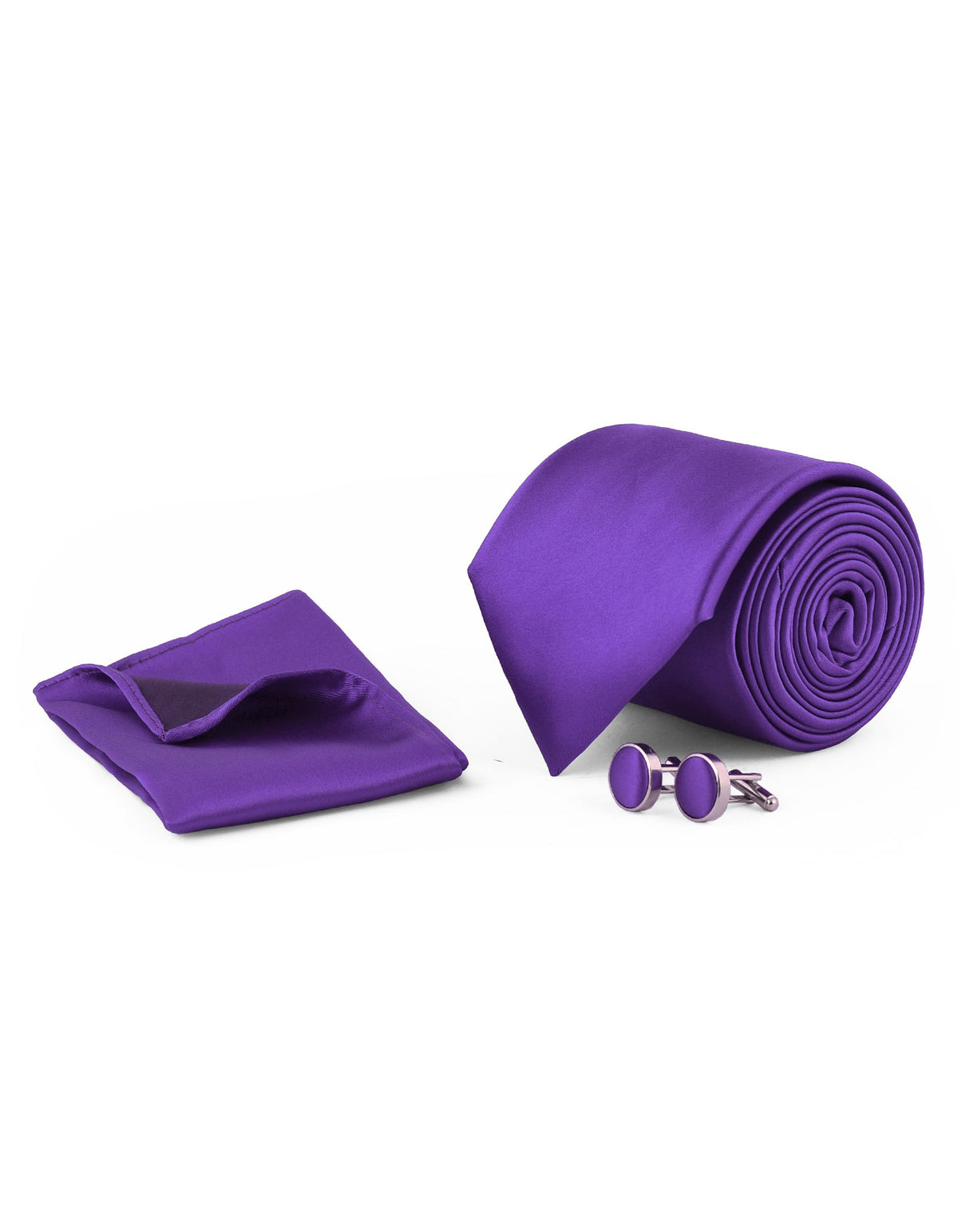 Plain Cufflink Tie Set