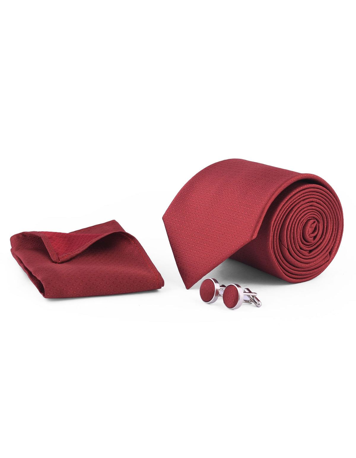 Self Cufflink Tie Set