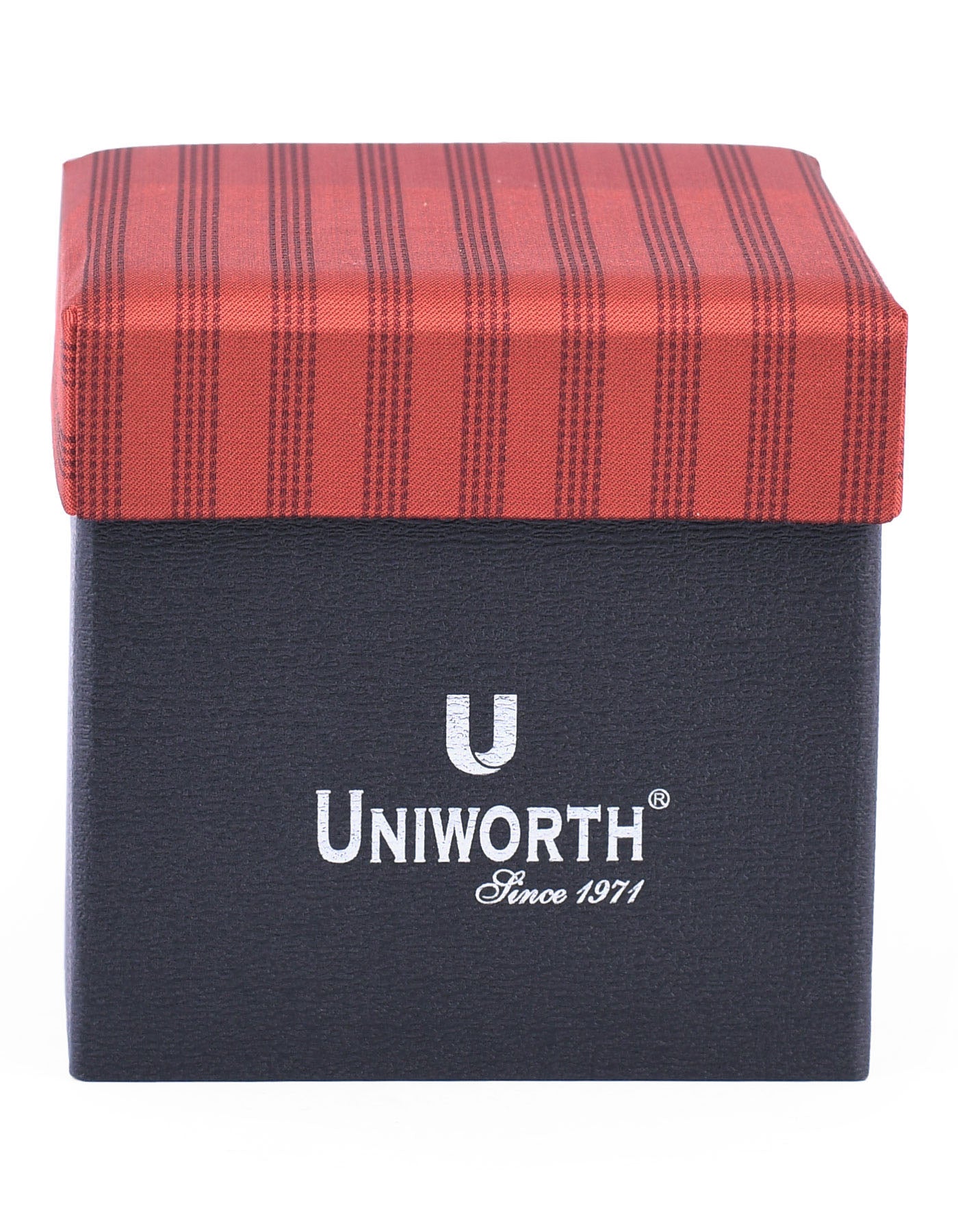 Maroon Stripe Cufflink Tie Set
