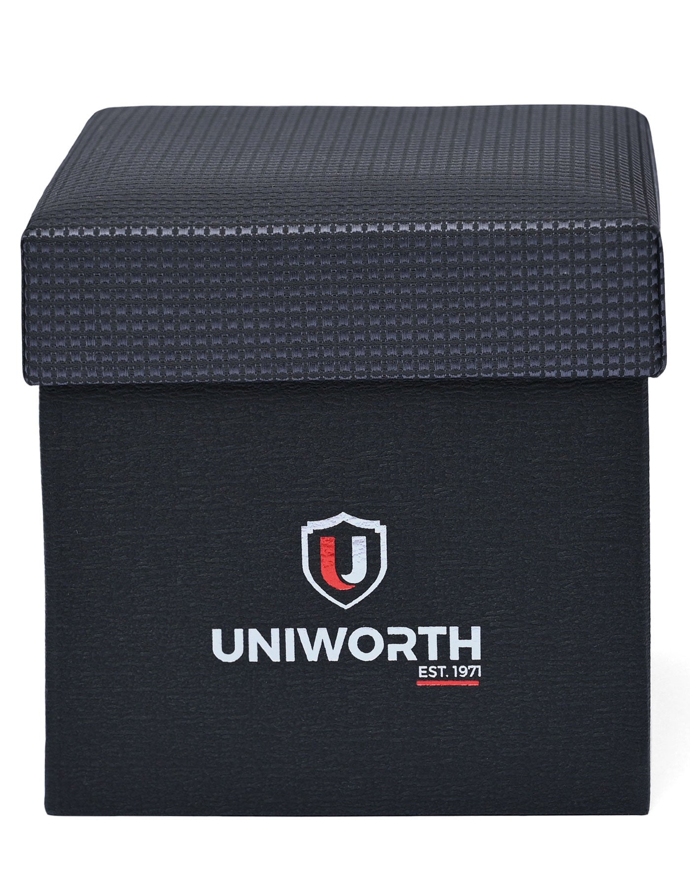 Black Geometric Cufflink Tie Set