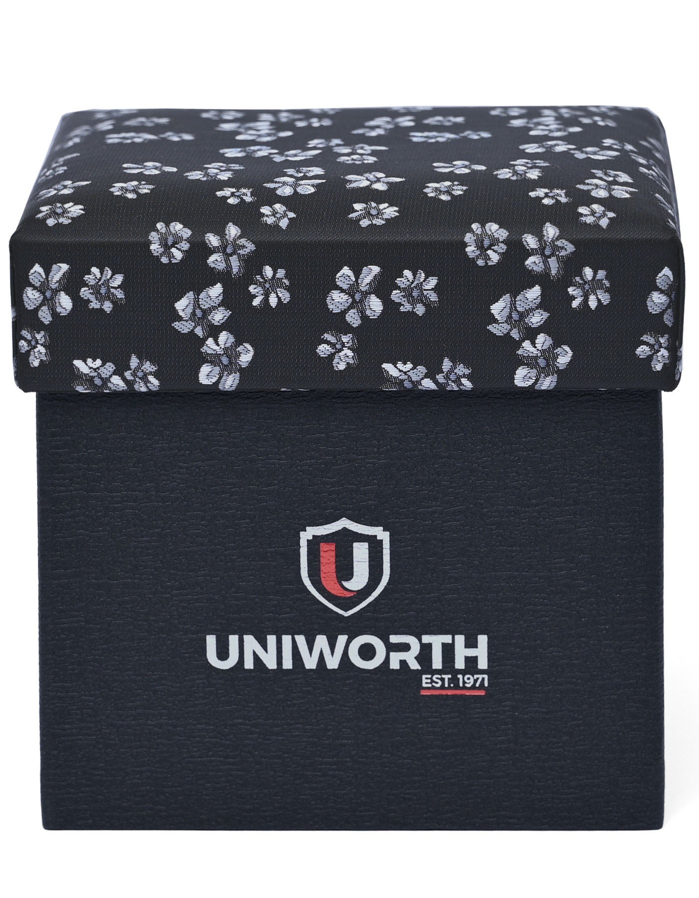 Black Geometric Cufflink Tie Set