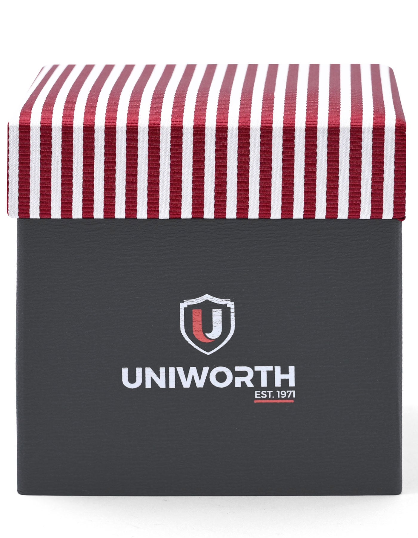 Red Geometric Cufflink Tie Set