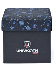 Black Geometric Cufflink Tie Set