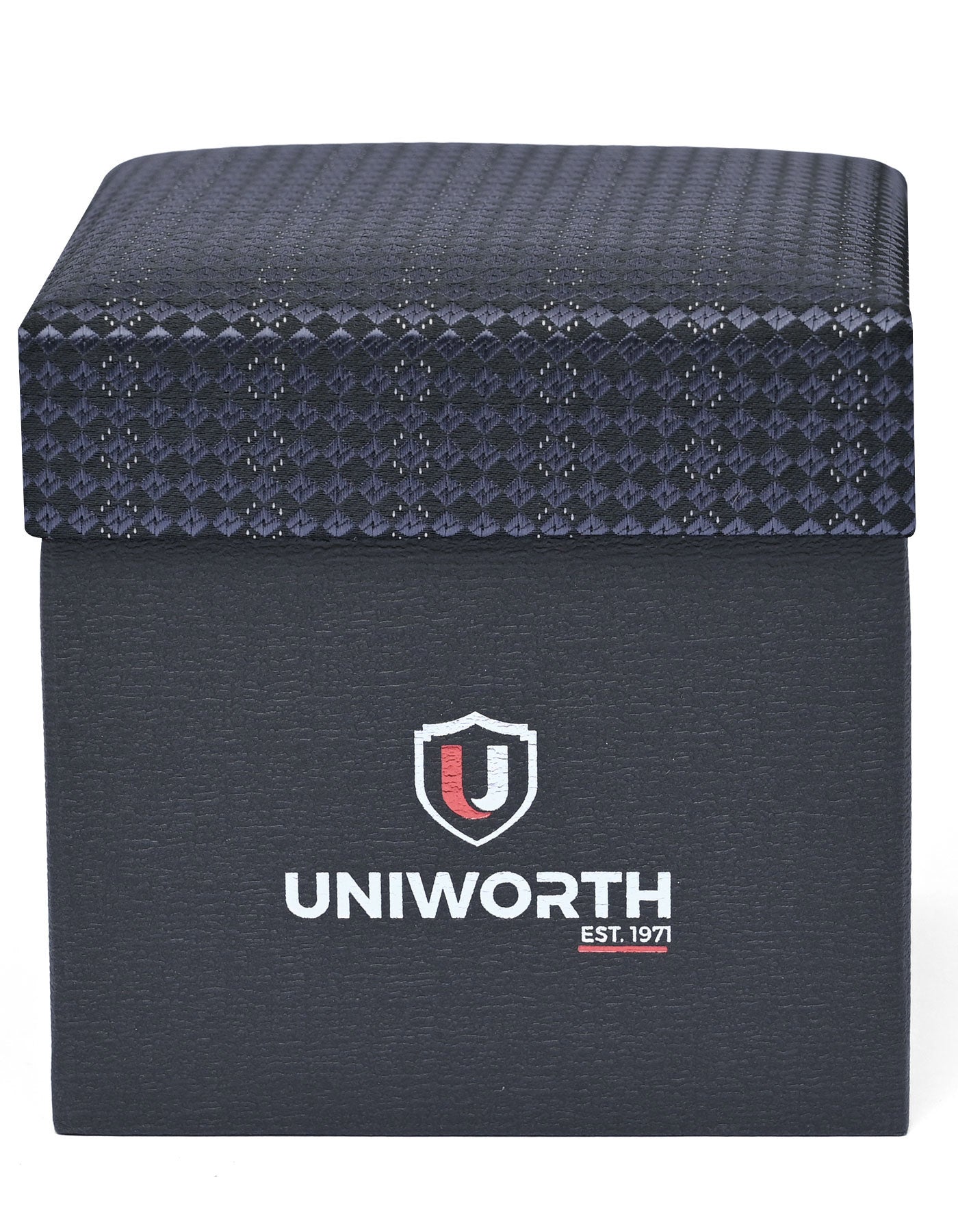 Charcoal Geometric Cufflink Tie Set