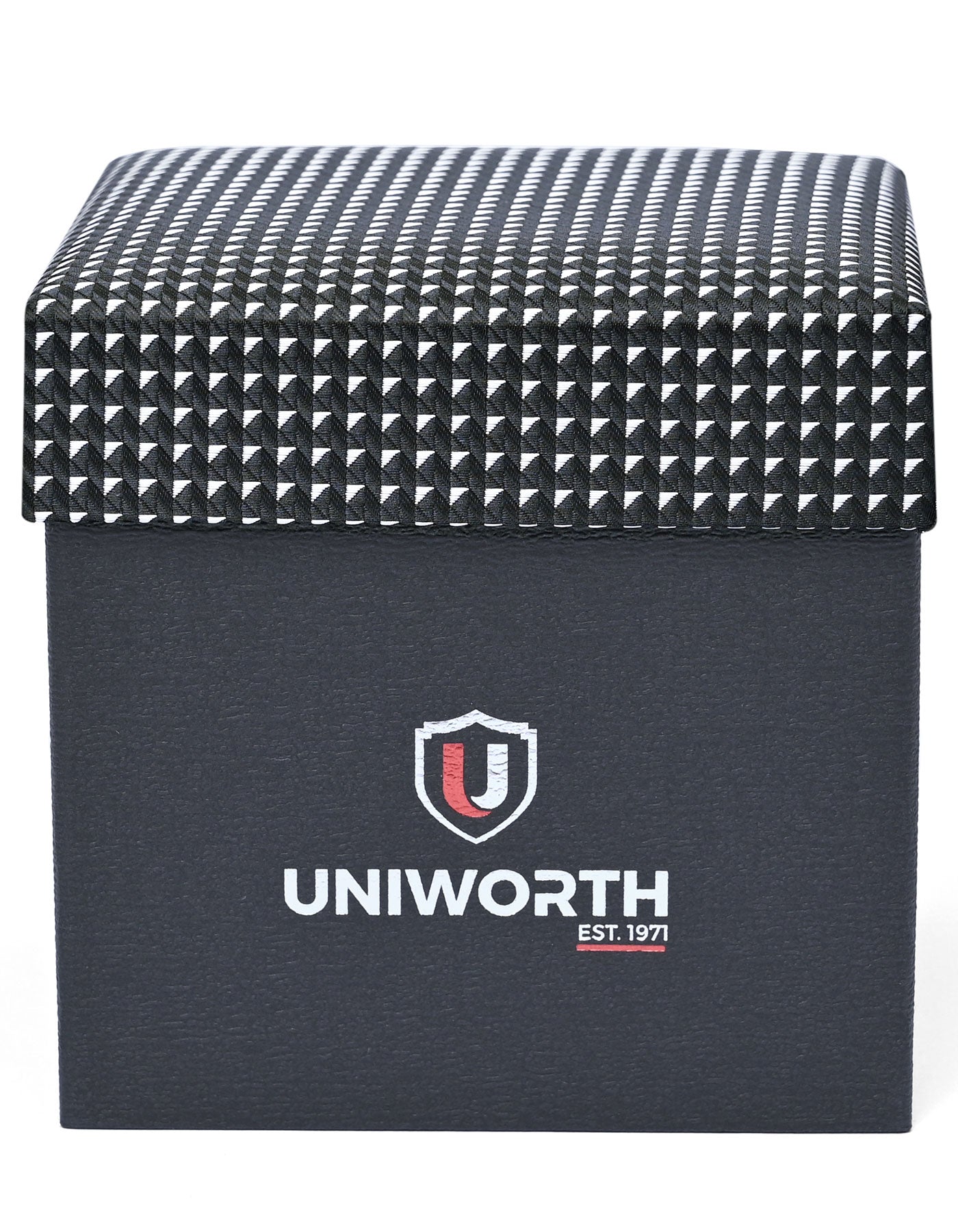 Black Geometric Cufflink Tie Set