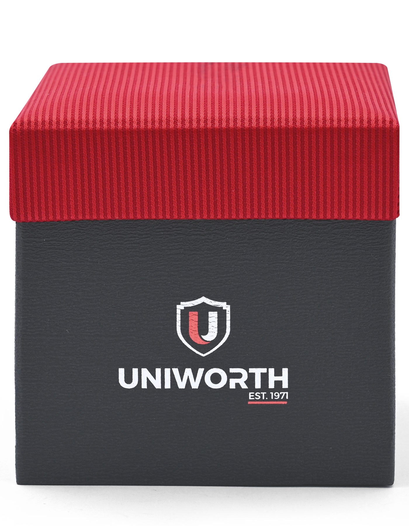 Red Geometric Cufflink Tie Set