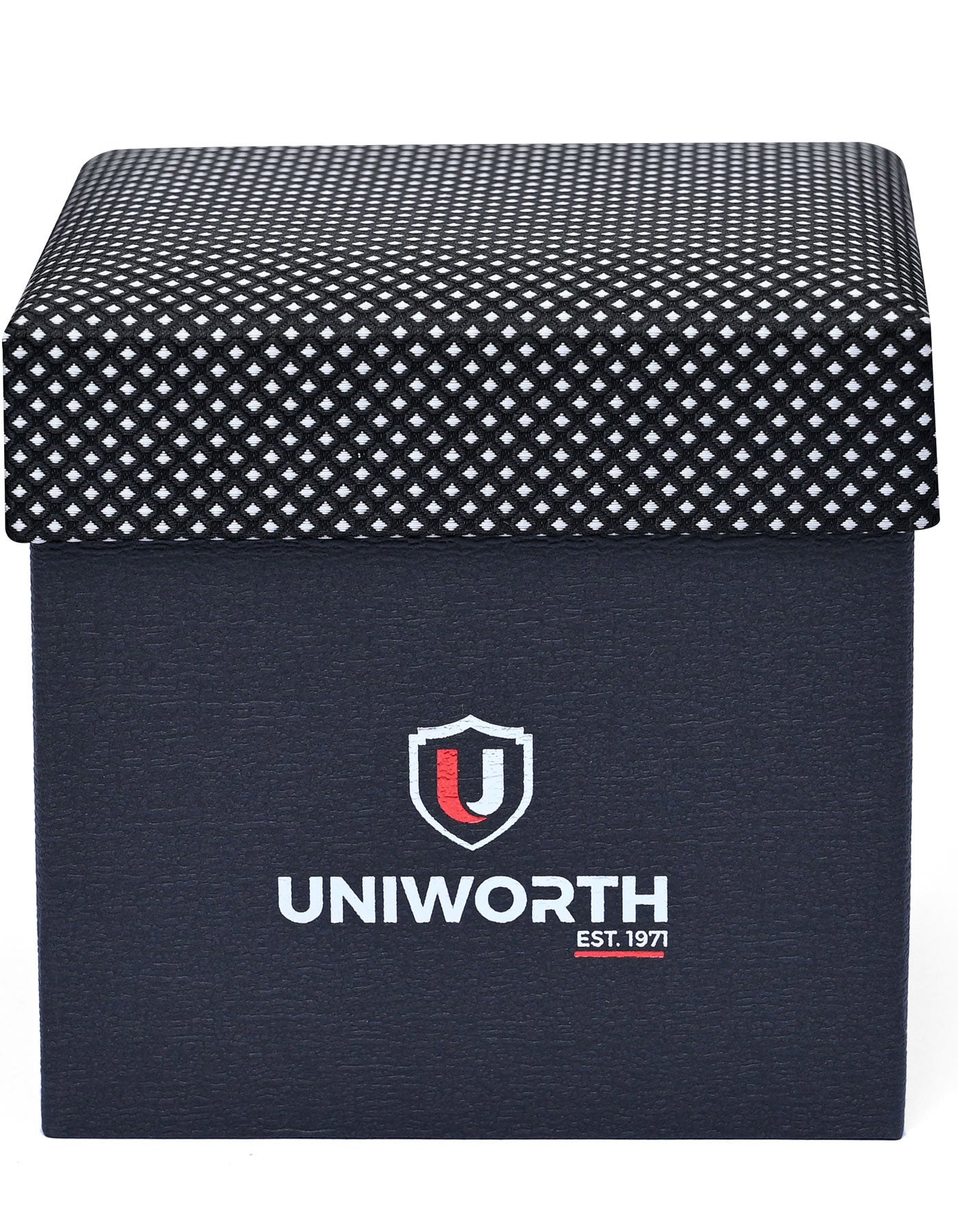 Black Geometric Cufflink Tie Set