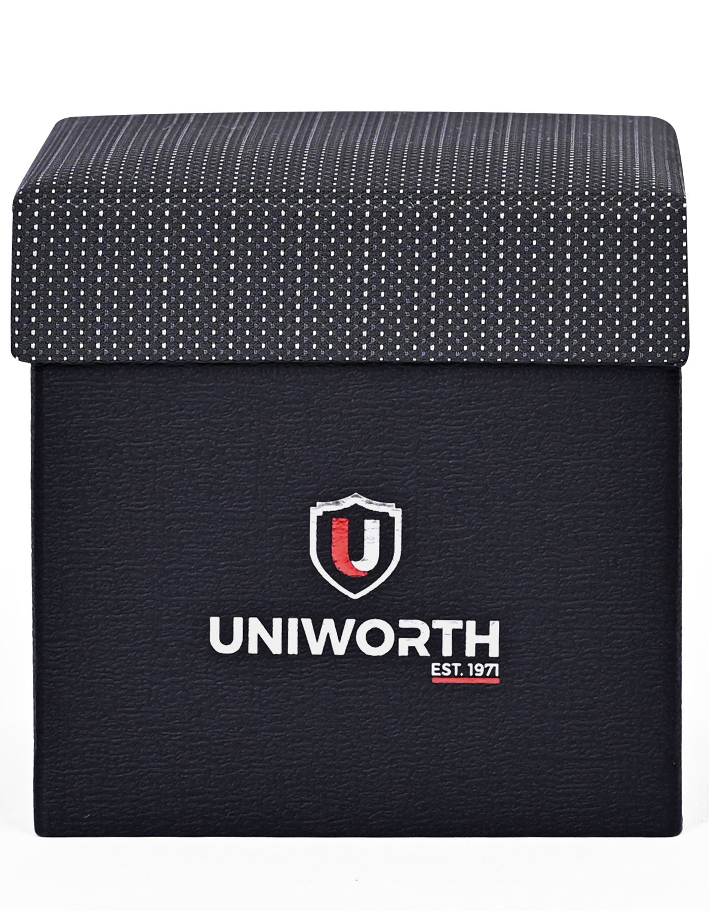 Black Geometric Cufflink Tie Set