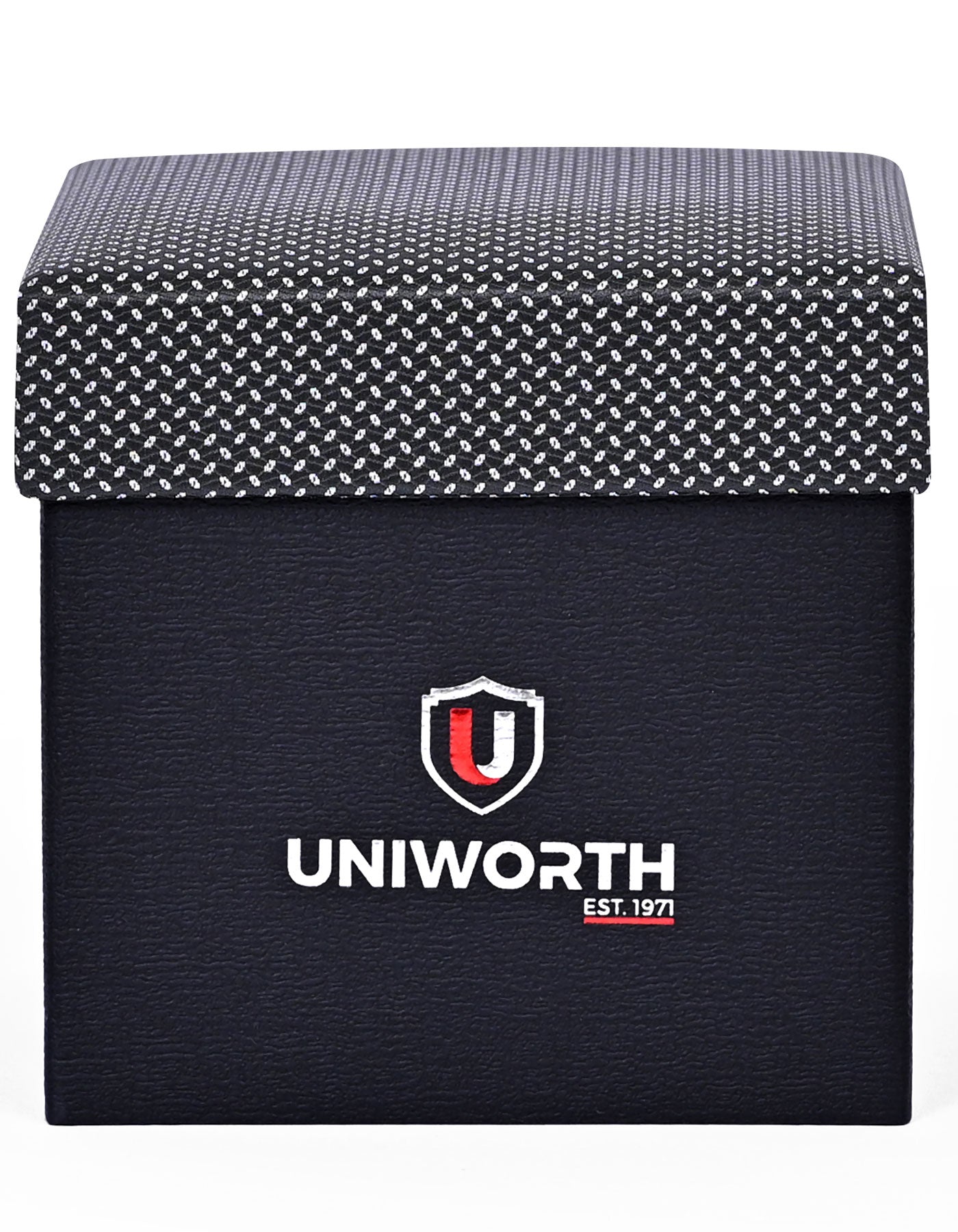 Black Geometric Cufflink Tie Set