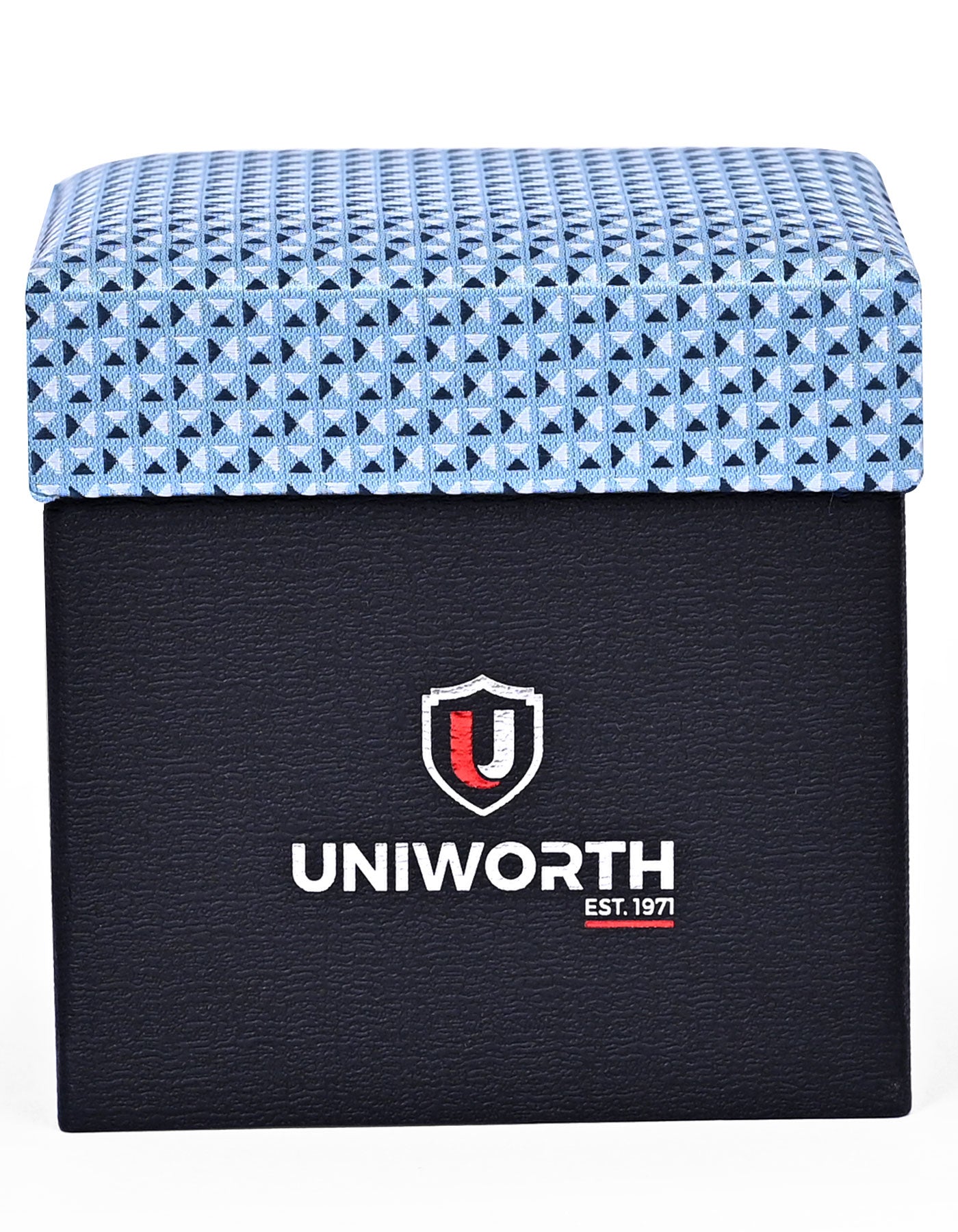 Sky Geometric Cufflink Tie Set