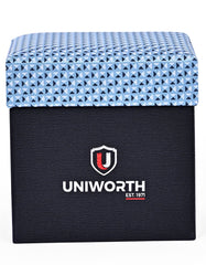 Sky Geometric Cufflink Tie Set