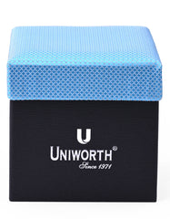 Aqua Self Cufflink Tie Set