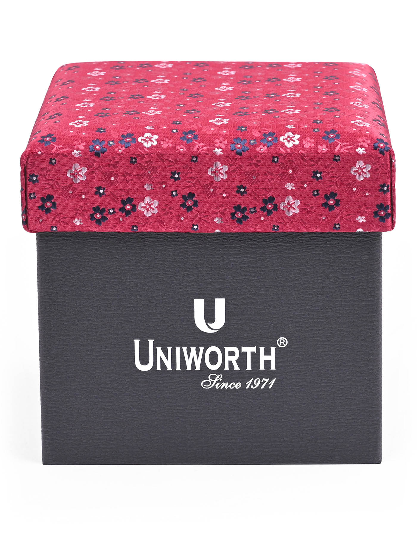 Red Floral Cufflink Tie Set