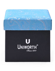 Ferozi Paisley Cufflink Tie Set