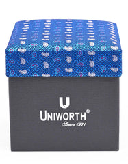 Blue Paisley Cufflink Tie Set